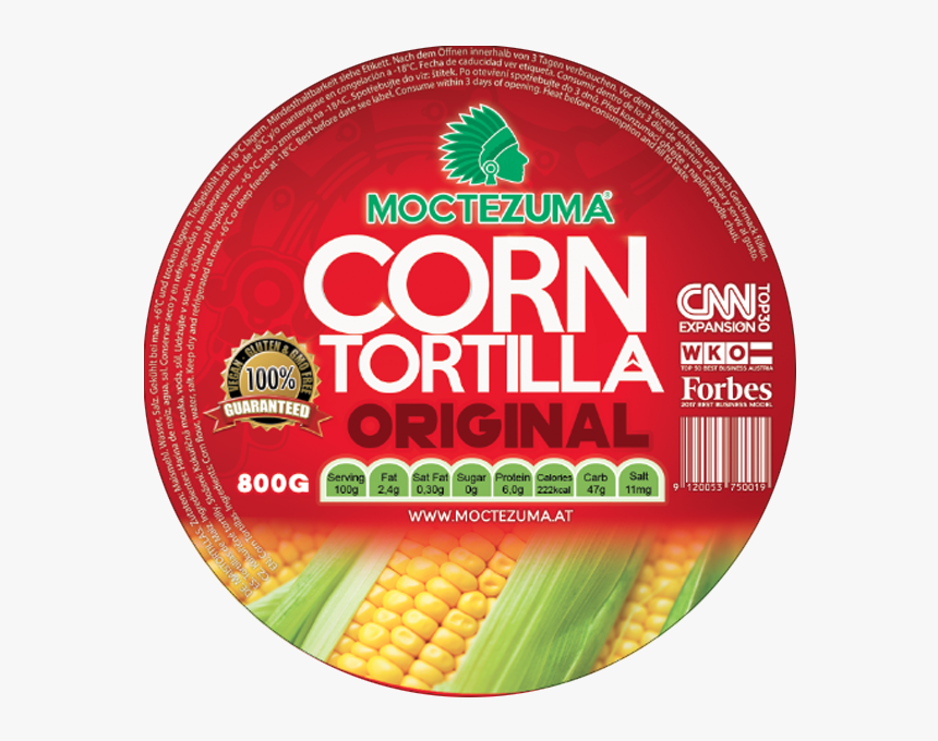 Tortillas Original Nixtamalized Corn 800g - Tlayuda Tortilla Moctezuma, HD Png Download, Free Download