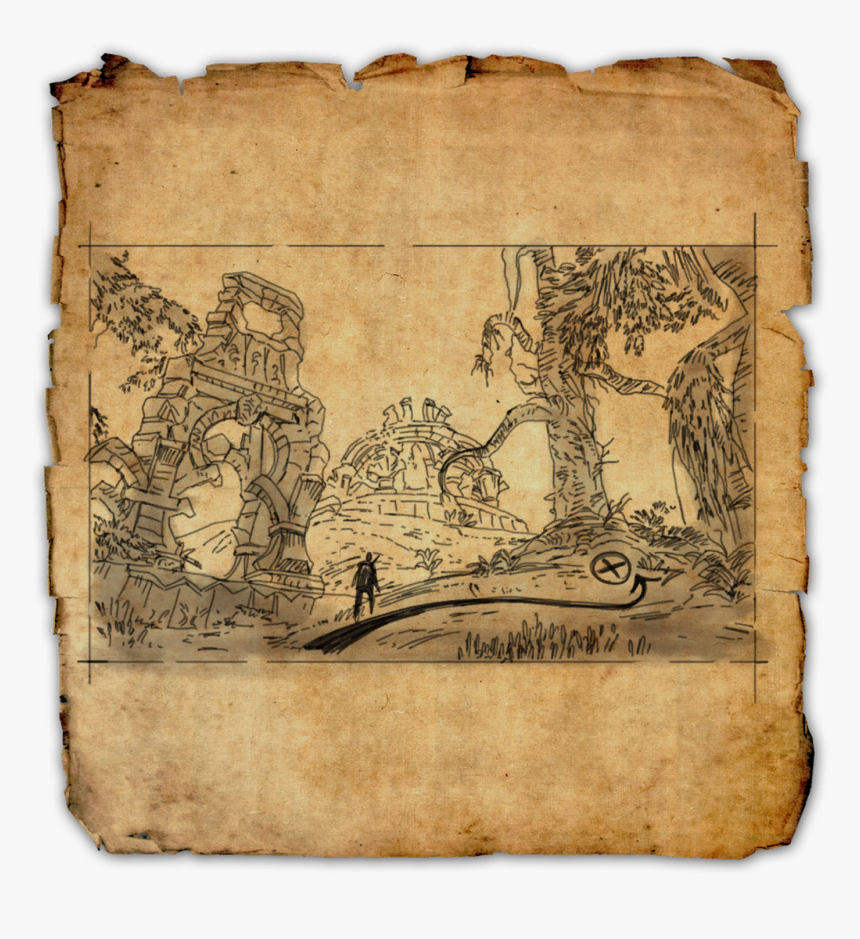 Elder Scrolls - Treasure Map Glenumbra, HD Png Download, Free Download