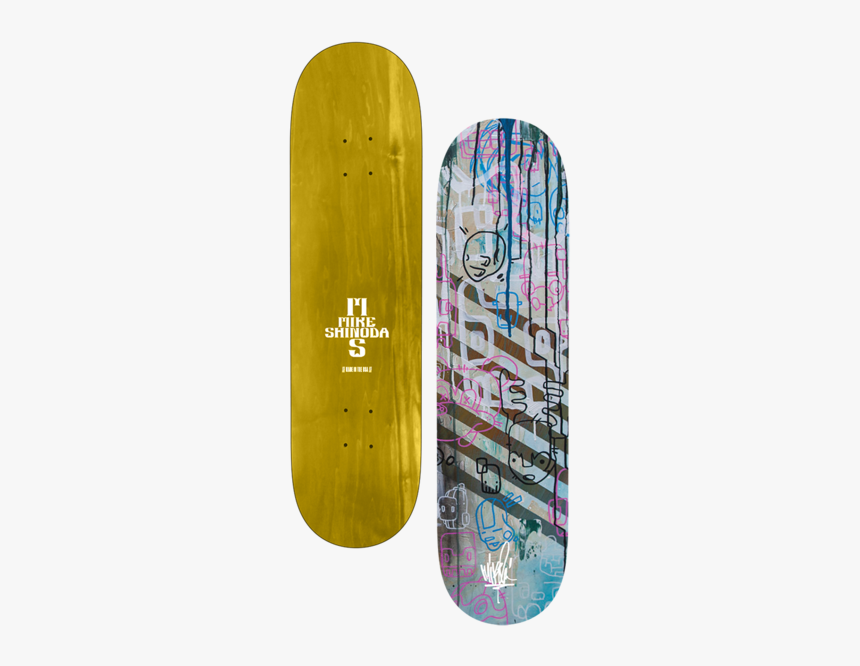 Doodle Drip Triptych Skate Deck - Mike Shinoda Skate Deck, HD Png Download, Free Download