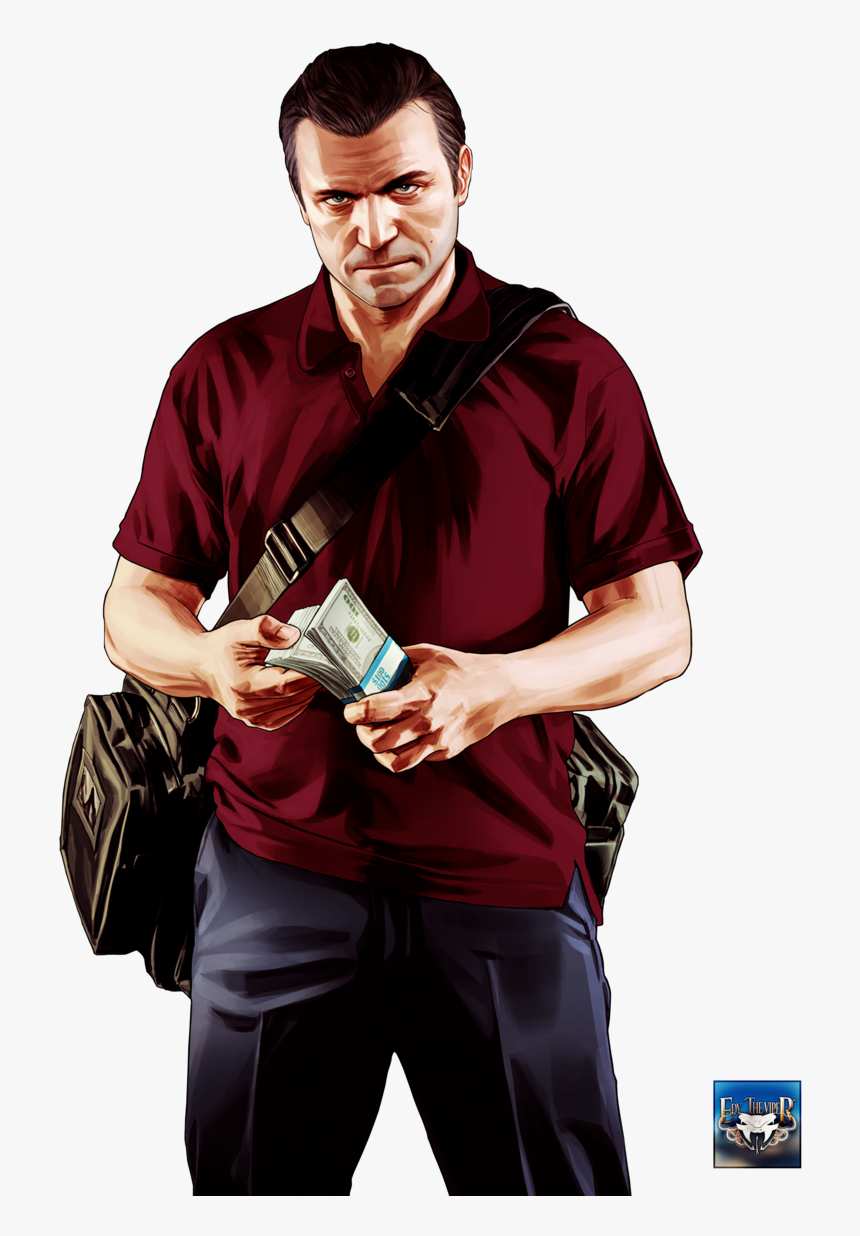 Grand Theft Auto 5 Png - Grand Theft Auto V Character Png, Transparent Png, Free Download