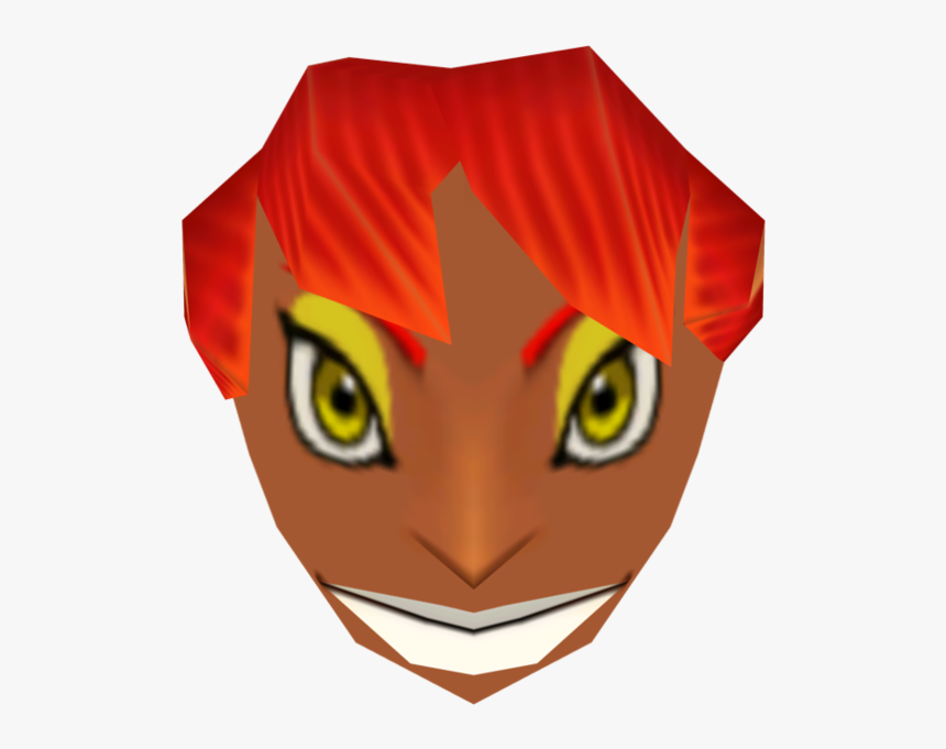 Oot3d Gerudo Mask Model - Cartoon, HD Png Download, Free Download