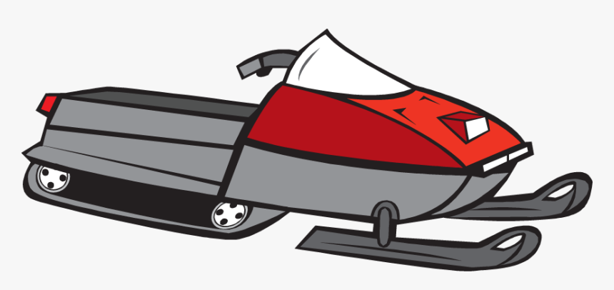 Snowmobile Clipart Drawing - Snowmobile Clipart, HD Png Download, Free Download