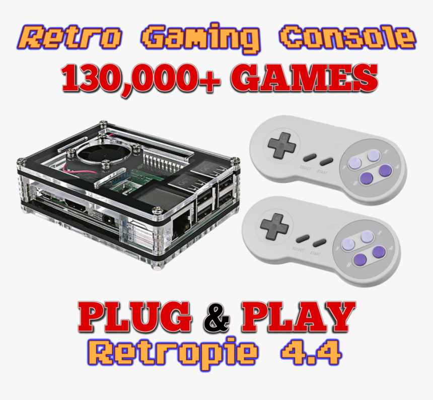 130,000 Games Emulation Console Raspberry Pi - Electronics, HD Png Download, Free Download