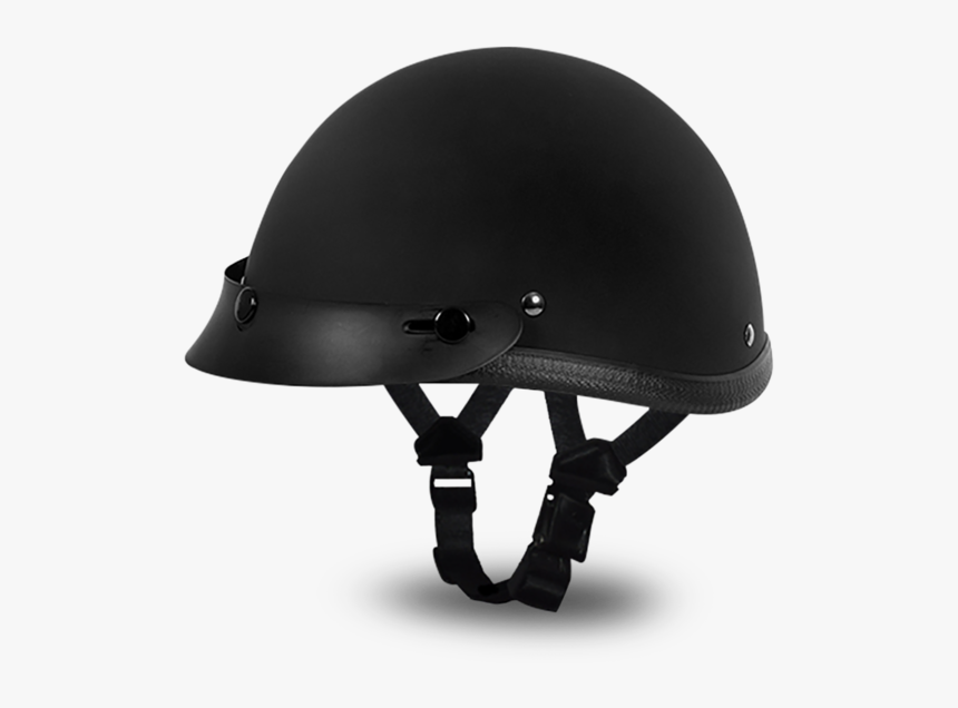 Smokey W/ Snaps Dull Black Daytona Helmets - Daytona Helmets Xs, HD Png Download, Free Download