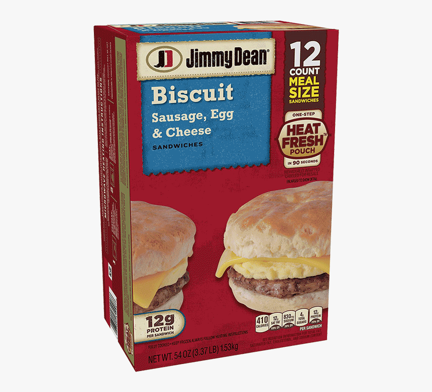 Jimmy Dean Sausage Egg And Cheese Biscuit, HD Png Download, Free Download