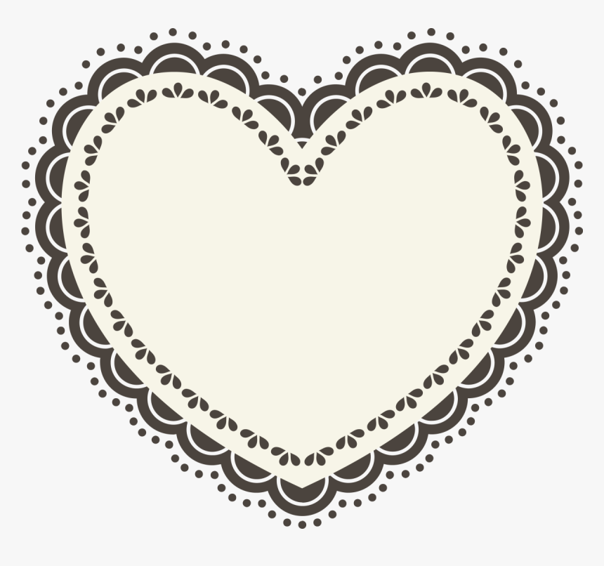 Doily Heart Clipart Clip Art Black And White Stock - Club Pilates, HD Png Download, Free Download