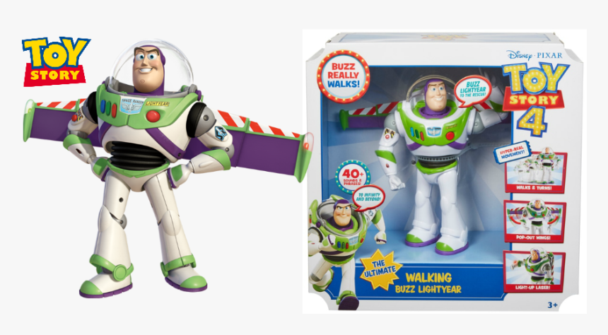 Walking Buzz Lightyear Toys, HD Png Download, Free Download