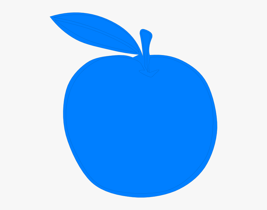 Transparent Apple Juice Clipart - Clipart Blue Apple, HD Png Download, Free Download