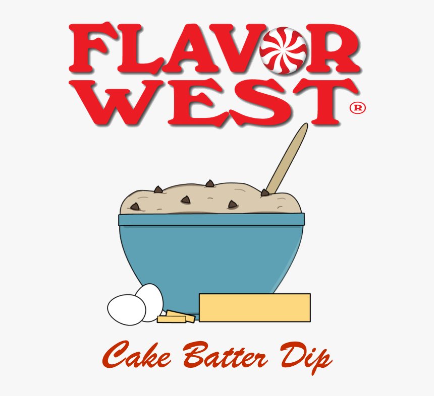 Cake Batter Dip By Flavor West Clipart , Png Download - Flavor West, Transparent Png, Free Download