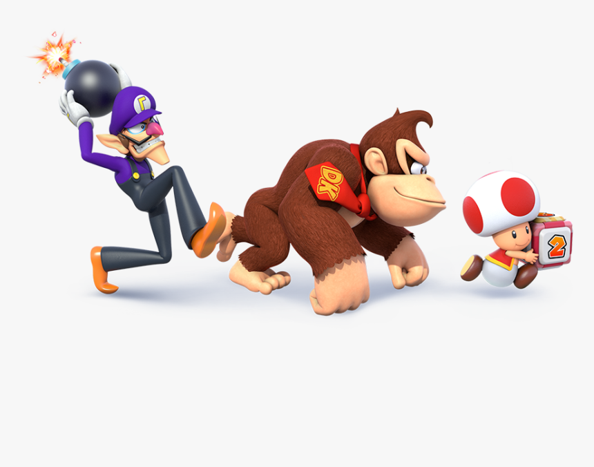 Mario Party Star Rush Group Artwork - Mario Party Star Rush, HD Png Download, Free Download