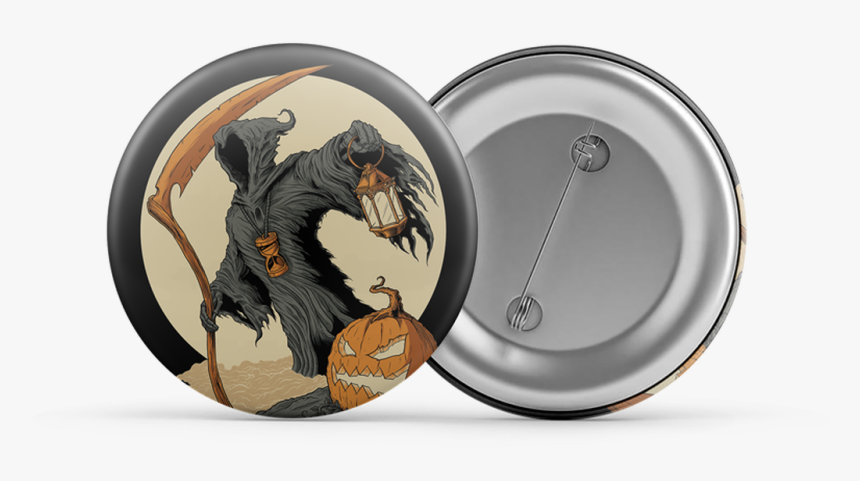 The Reaper Orange/cream - Pin-back Button, HD Png Download, Free Download