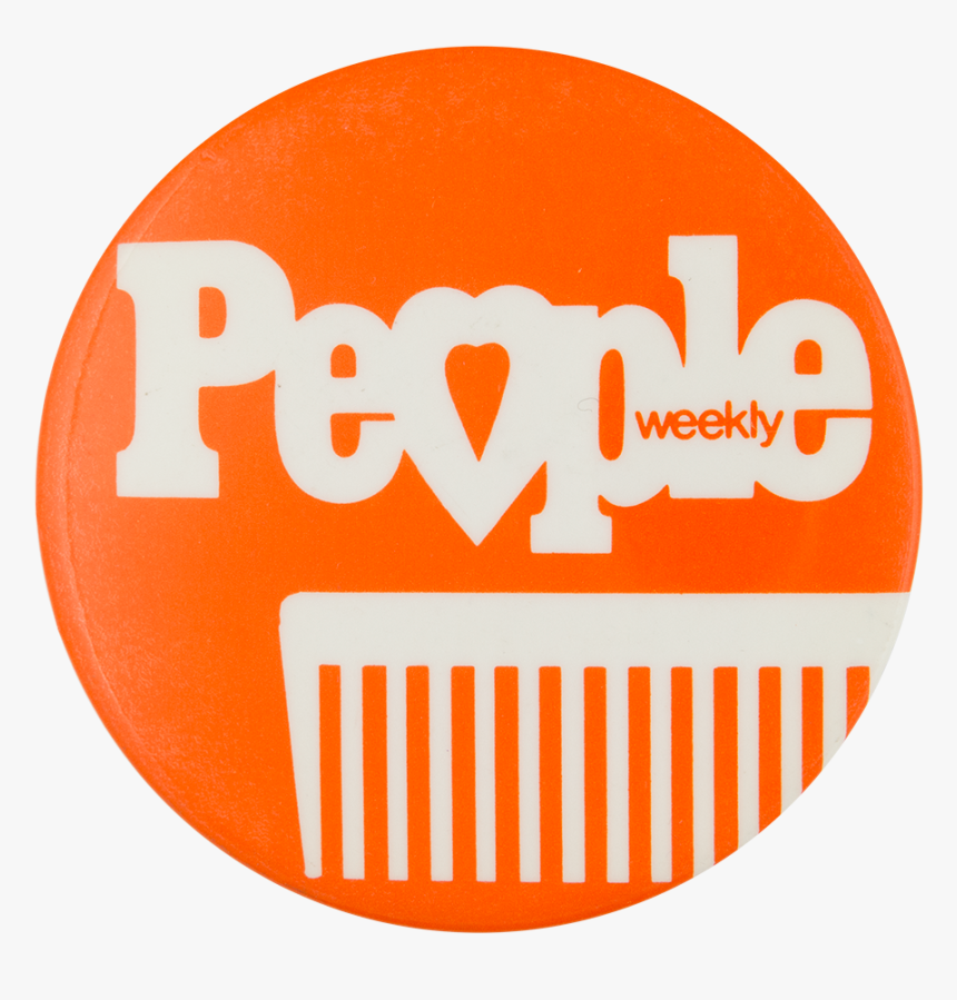 People Weekly Orange Advertising Button Museum, HD Png Download, Free Download