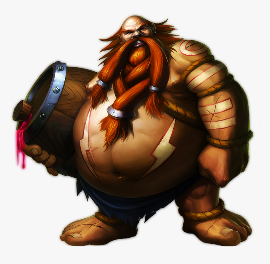 Gragas Skin Classic Old Png Image - Gragas Lol Png, Transparent Png, Free Download