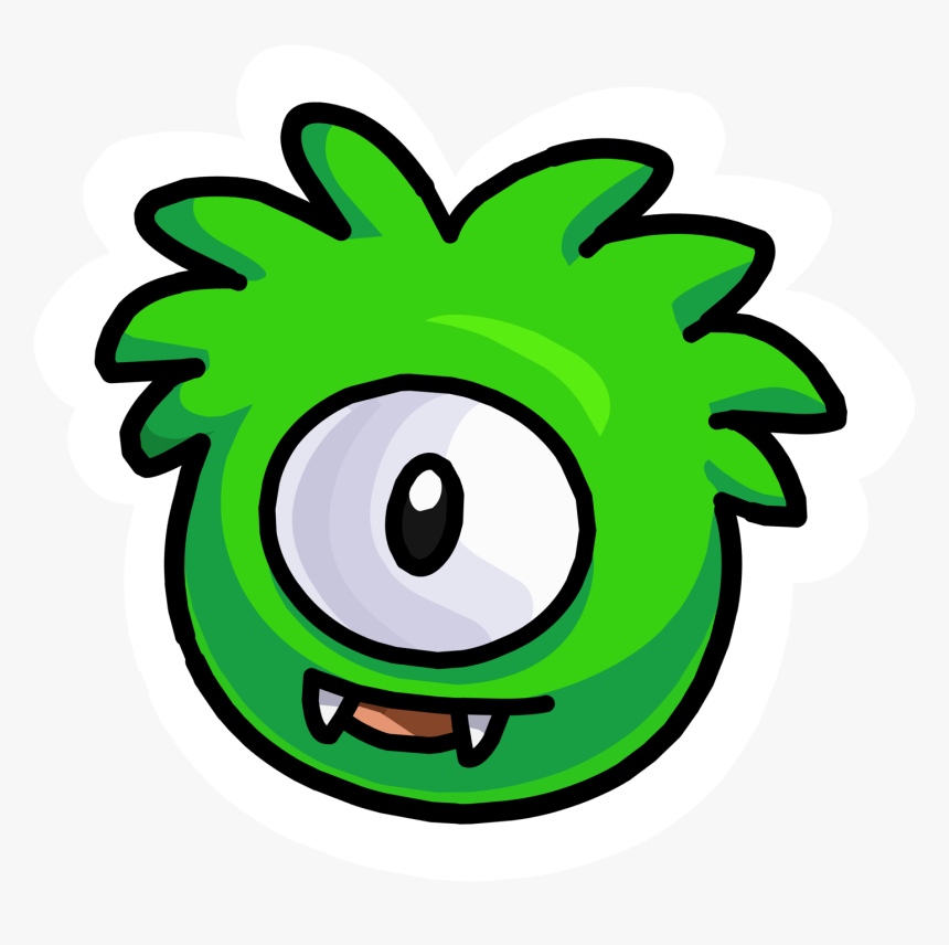 Green Alien Puffle Coming Soon - Puffle With One Eye, HD Png Download, Free Download