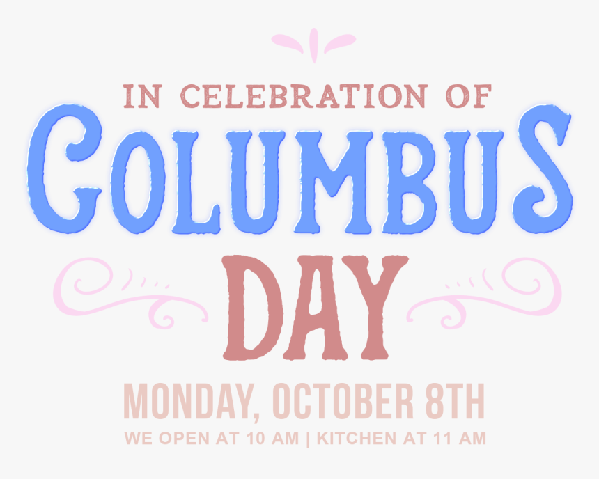 100818 Columbus Day Slider - October Country, HD Png Download, Free Download