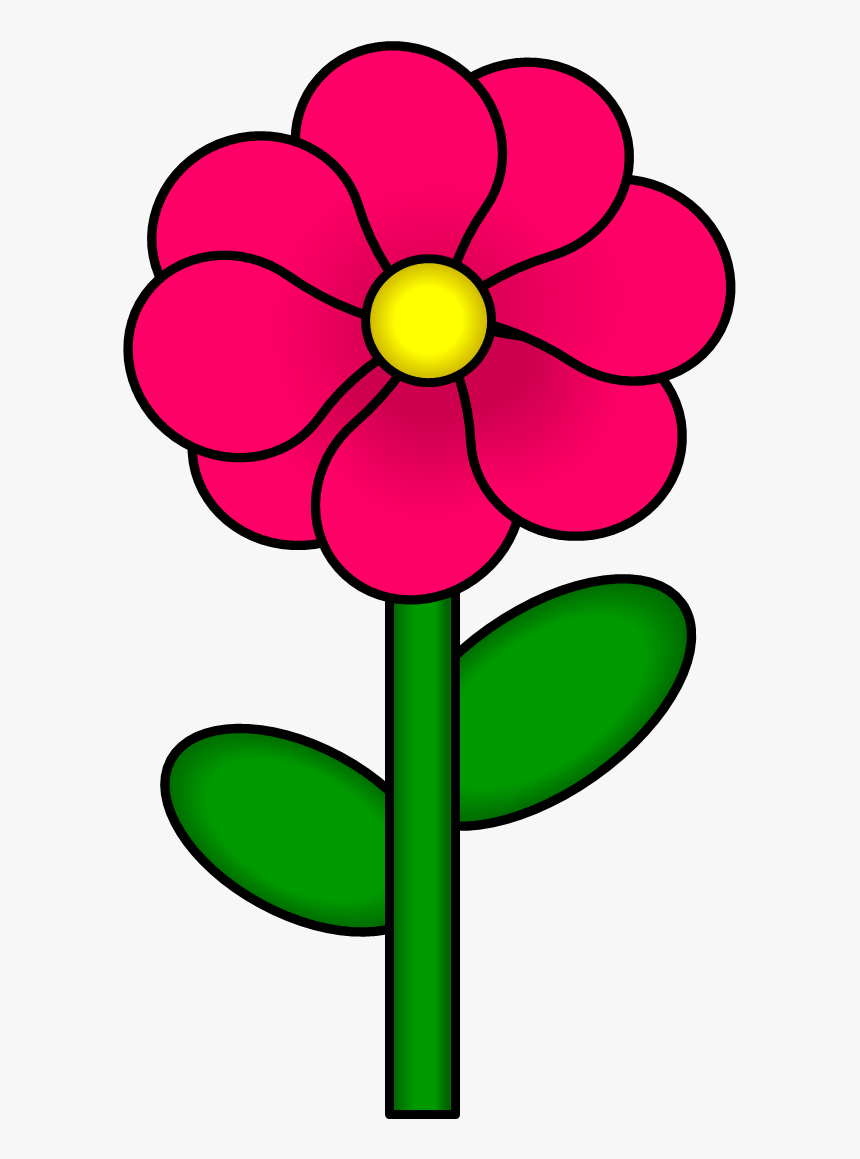 Flower Clipart With Stem Png Free Stock Stem Clipart - Flowers With Ste...