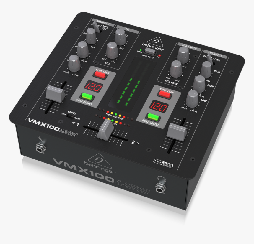 Behringer Vmx100usb Professional 2-channel Dj Mixer, HD Png Download, Free Download