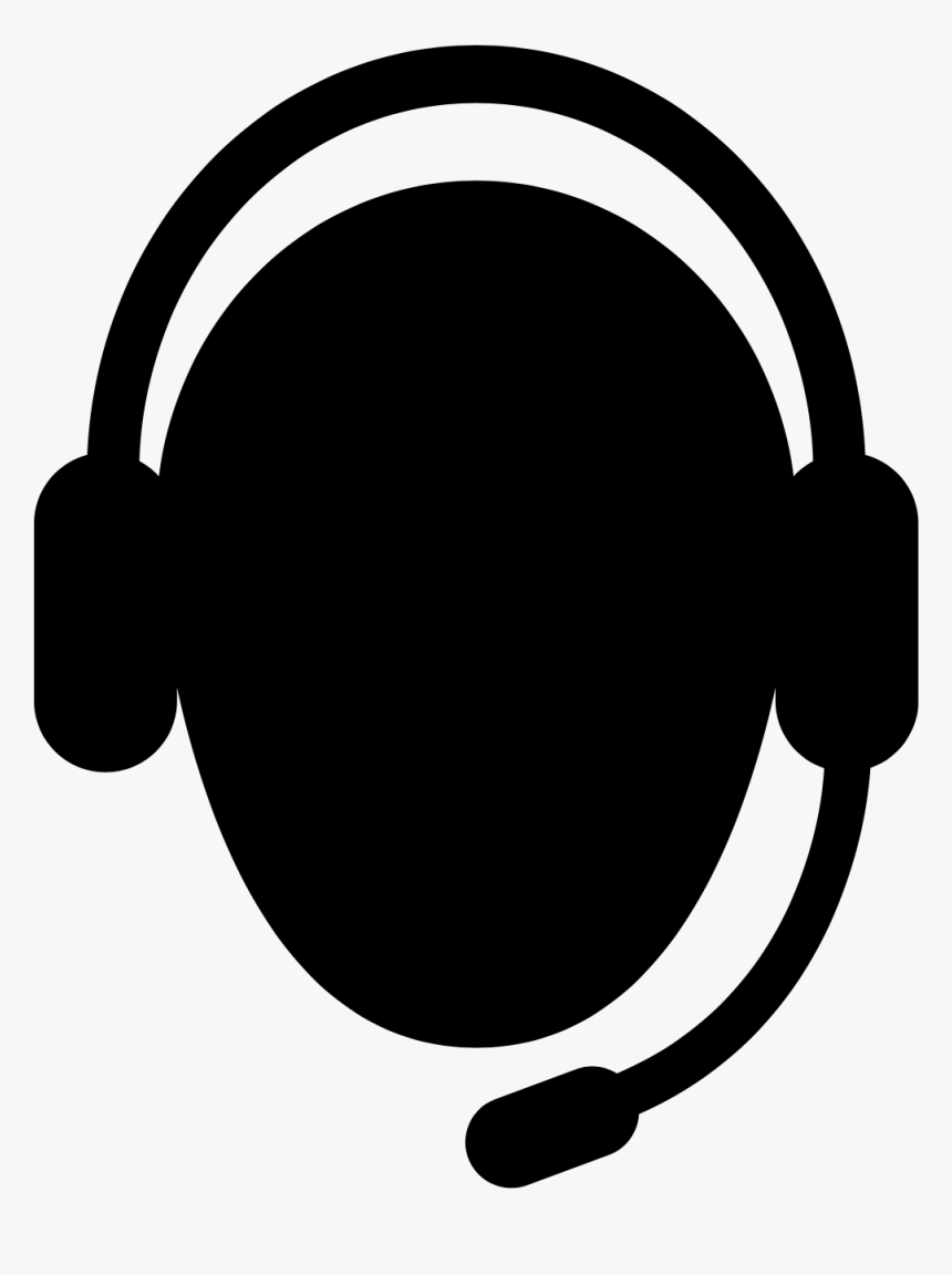 Headphone Transparent Podcast - Customer Service Symbol, HD Png Download, Free Download