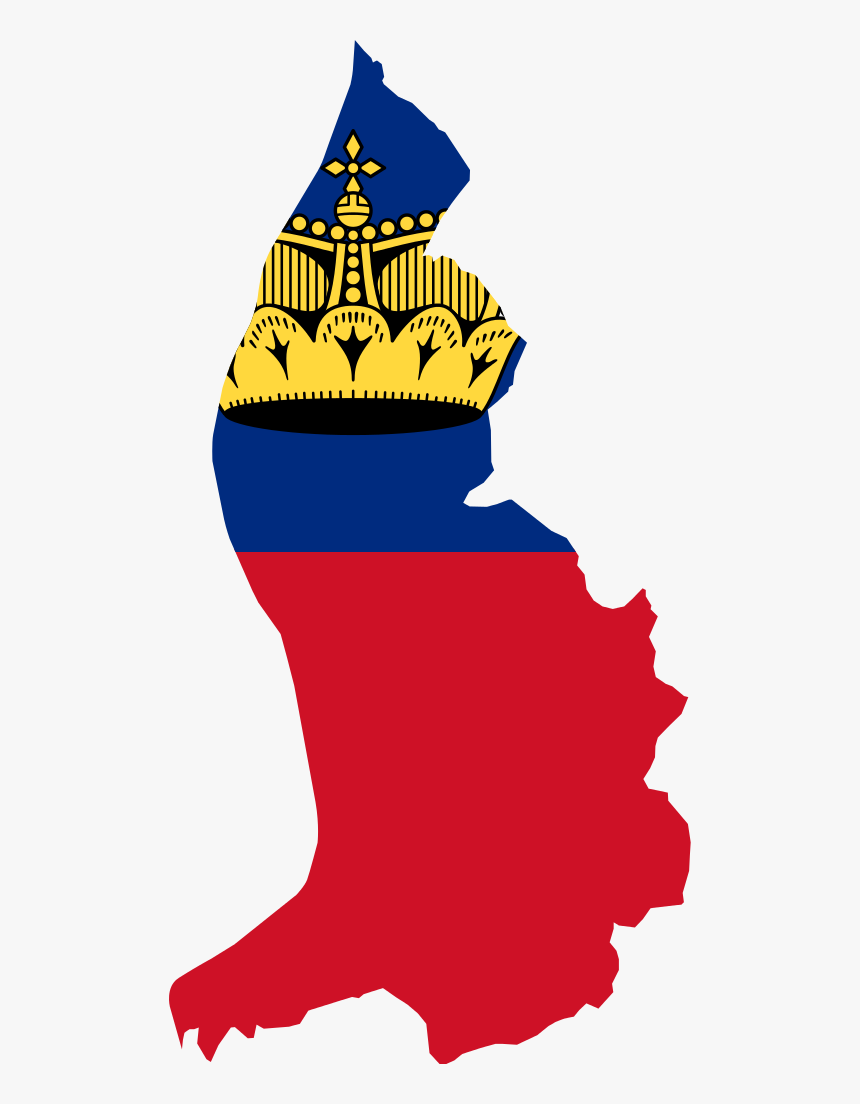 Liechtenstein Flag Map, HD Png Download, Free Download