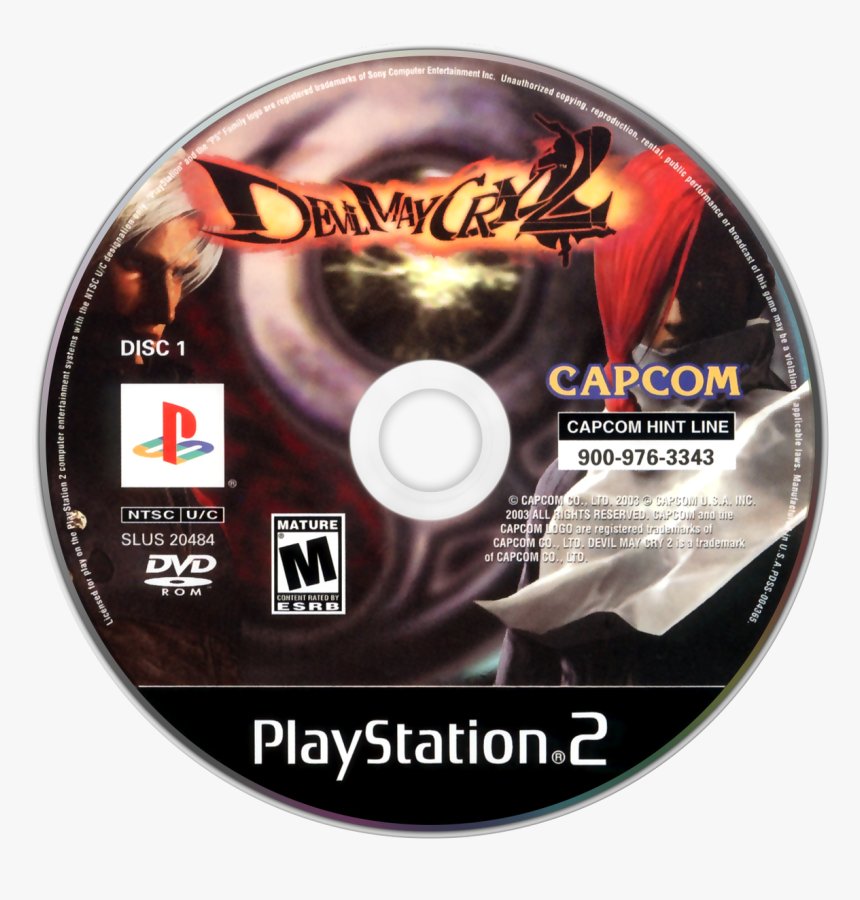 Devil May Cry 2 Ps2 Cd, HD Png Download, Free Download