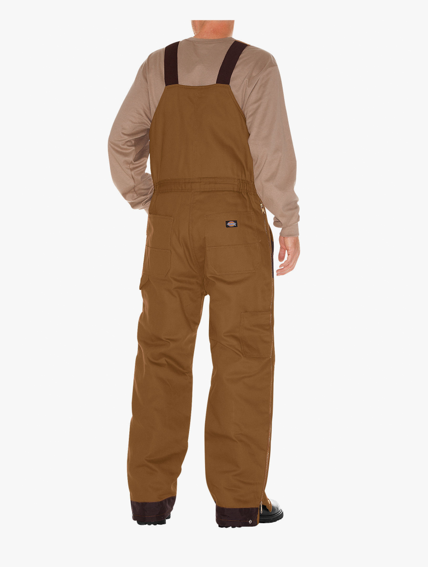 Insulated Duck Bib Overalls Rear - Overall, HD Png Download, Free Download