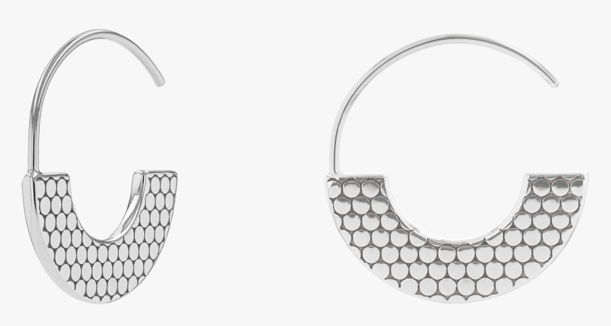 Movado Textured Hoop Earrings - Earrings, HD Png Download, Free Download