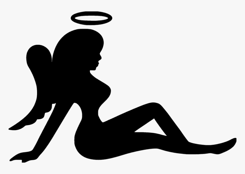 Angel And Devil Silhouette, HD Png Download, Free Download