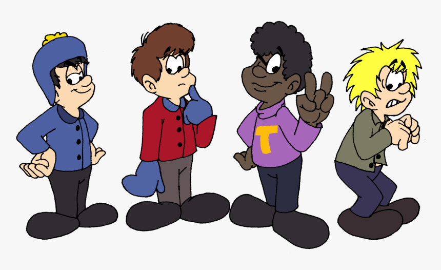 “craig’s Gang In Peyo/h-b Art Style”
south Park © Trey - Cartoon, HD Png Download, Free Download