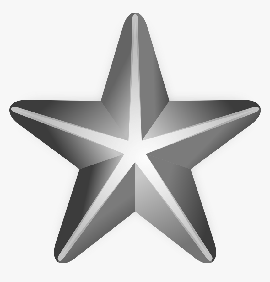 Star Silver 3d Png , Png Download - Cross, Transparent Png, Free Download