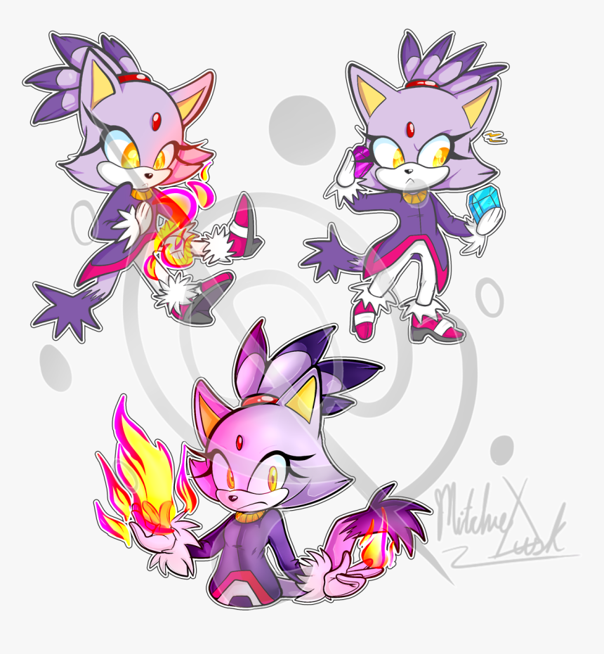 I’m Selling Blaze The Cat Stickers On Redbubble You - Pegatinas De Blaze The Cat, HD Png Download, Free Download
