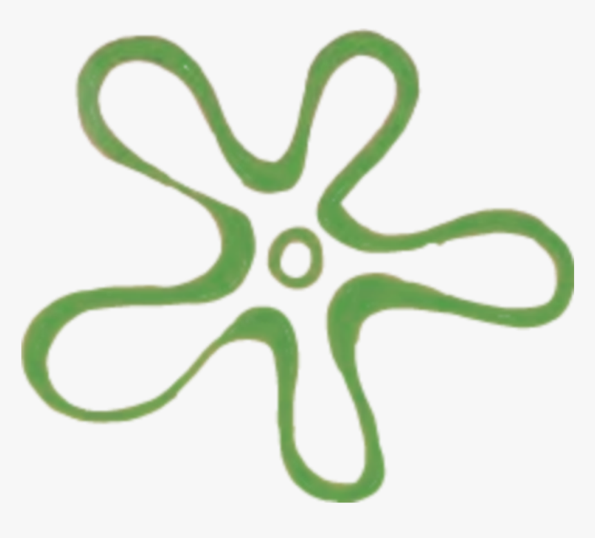 #spongebob #flower #green #grün #blume - Flor Bob Esponja Png, Transparent Png, Free Download