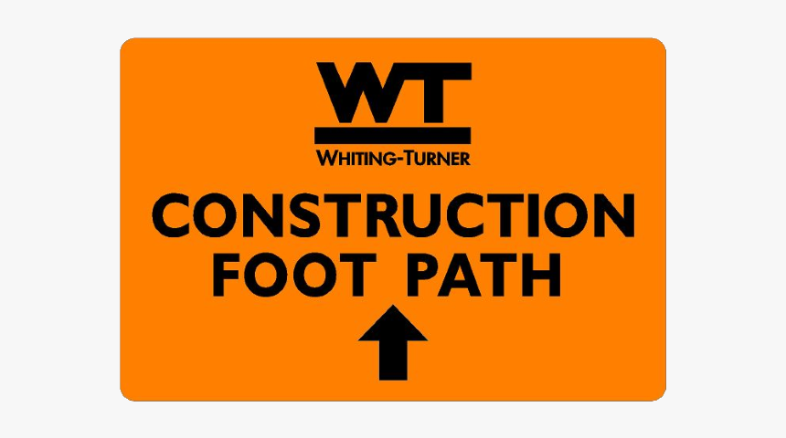 Construction Foot Path - Amber, HD Png Download, Free Download