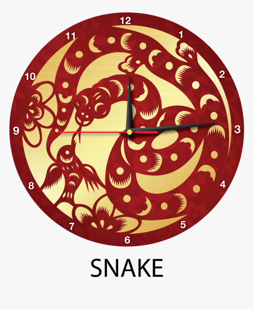 Snake Chinese Clock, HD Png Download, Free Download