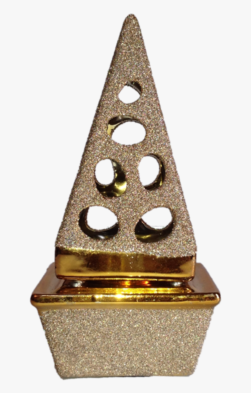 Glitter Pyramid Charcoal Burner - Bronze Sculpture, HD Png Download, Free Download
