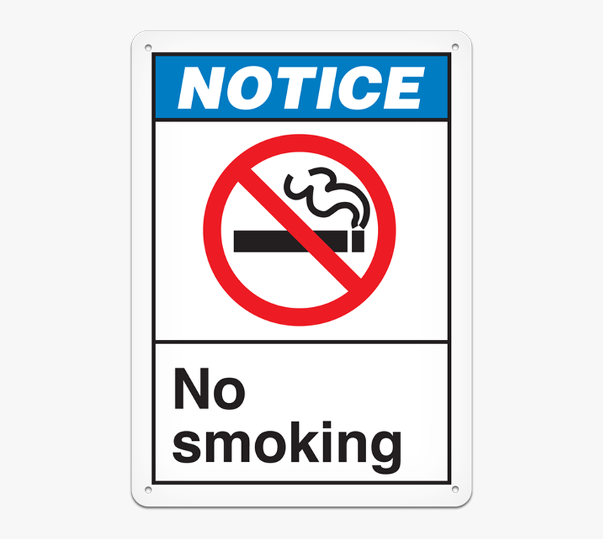 No Smoking Sign Large, HD Png Download, Free Download