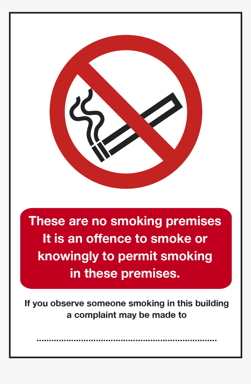 Scottish No Smoking In These Premises Sign"
 Title="scottish - No Smoking On These Premises Sign, HD Png Download, Free Download