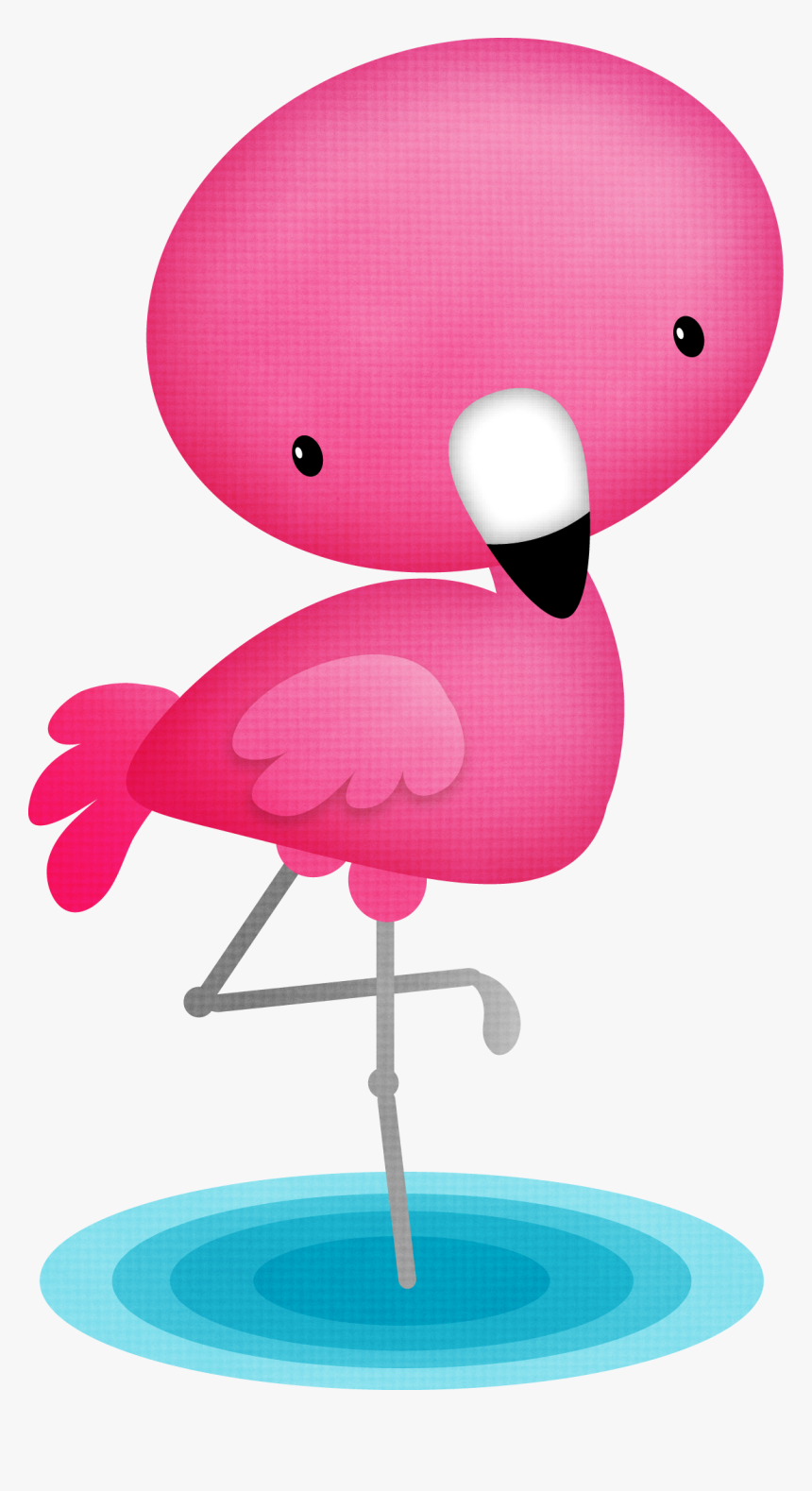 Transparent Flamingo Clipart - Transparent Background Cute Flamingo Clipart, HD Png Download, Free Download