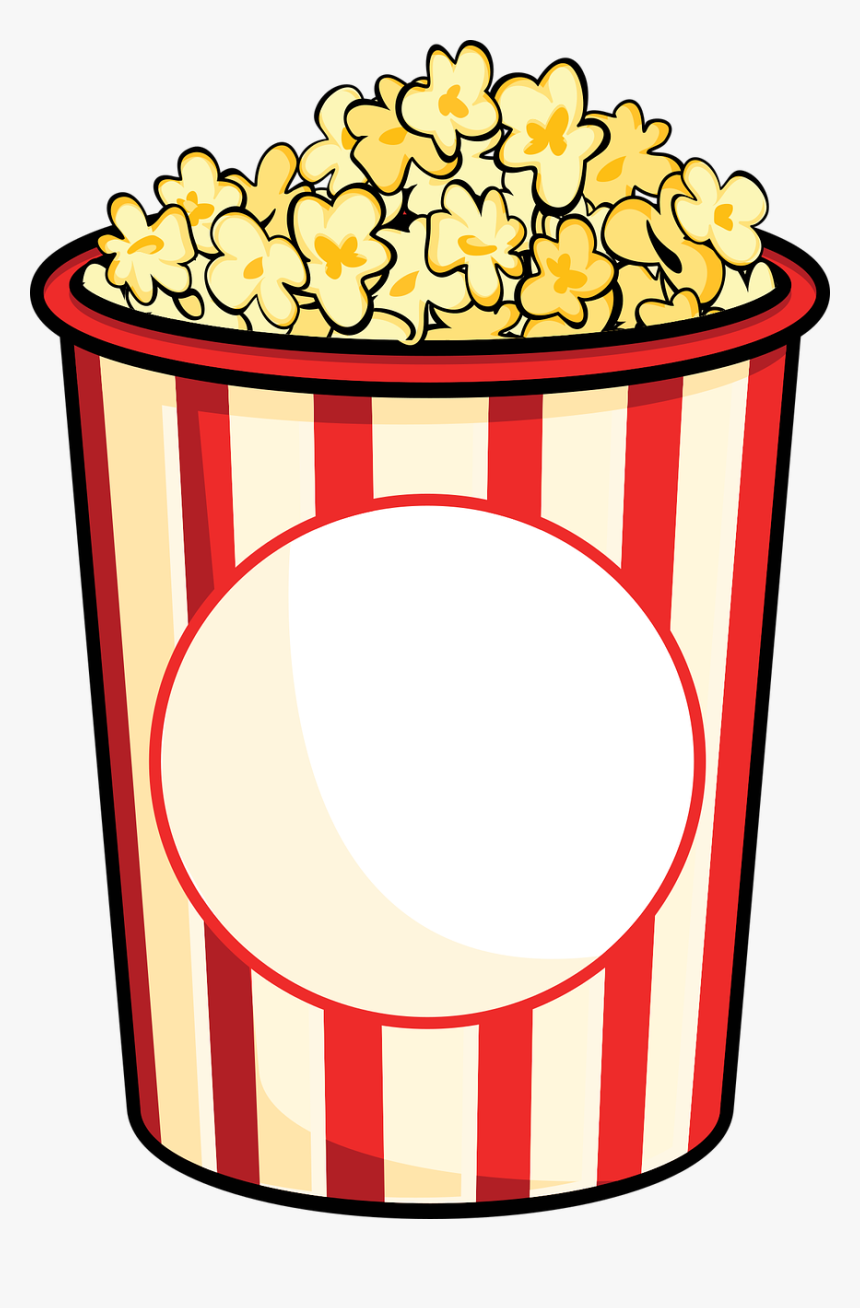 Clip Art Transparent Background Popcorn, HD Png Download, Free Download