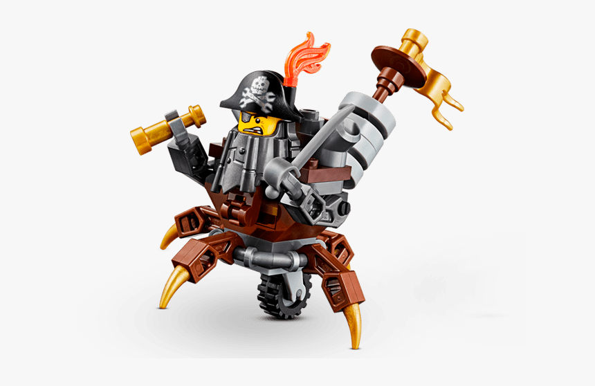 Lego The Lego Movie 2 - Lego Metalbeard, HD Png Download, Free Download