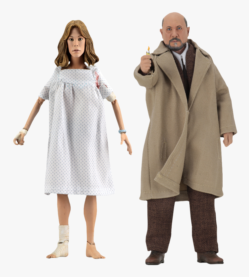 Dr Loomis & Laurie Strode Clothed 8” Action Figure - Neca Halloween 2 Figures, HD Png Download, Free Download