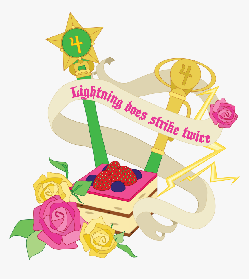 Transparent Jupiter Clip Art - Lightning Does Strike Twice Sailor Moon, HD Png Download, Free Download