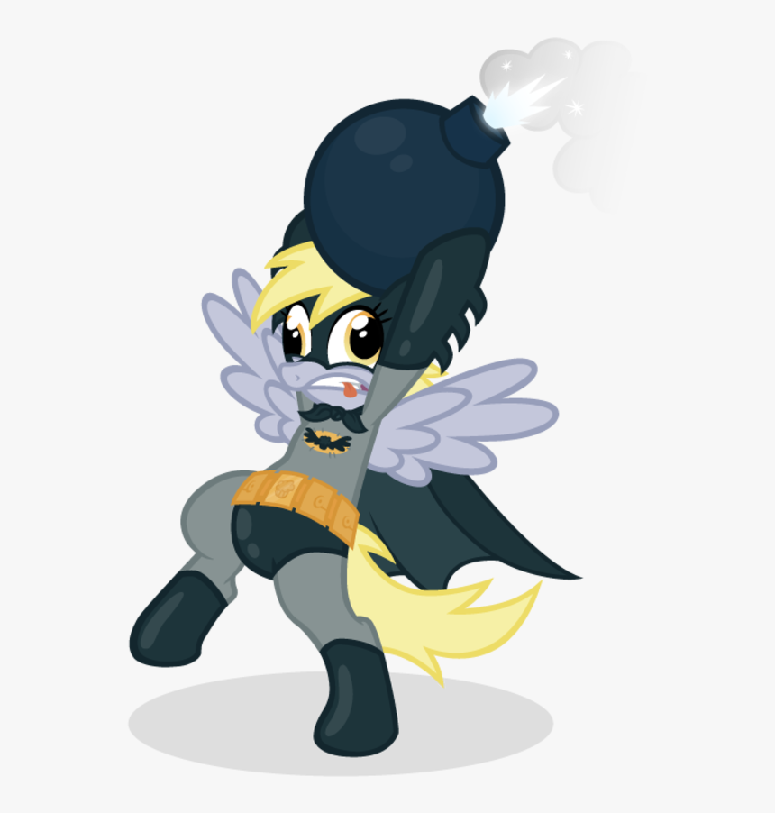 Derpy Hooves Batman Pinkie Pie Rarity Princess Celestia - Cartoon, HD Png Download, Free Download