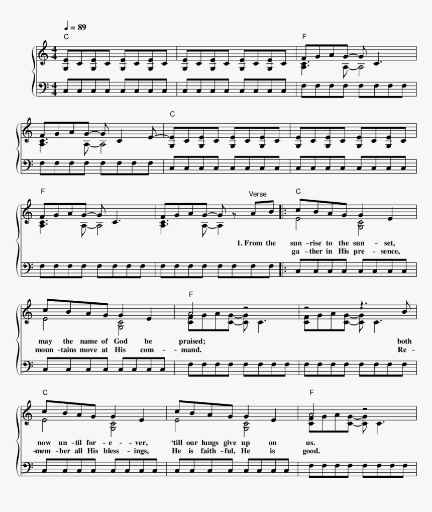 Enterlude And Exitlude The Killers Piano Notes, HD Png Download, Free Download