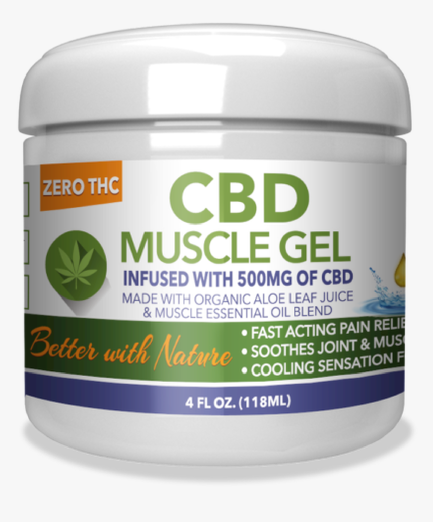 Green Earth Cbd Muscle Gel 4oz - Muscle, HD Png Download, Free Download