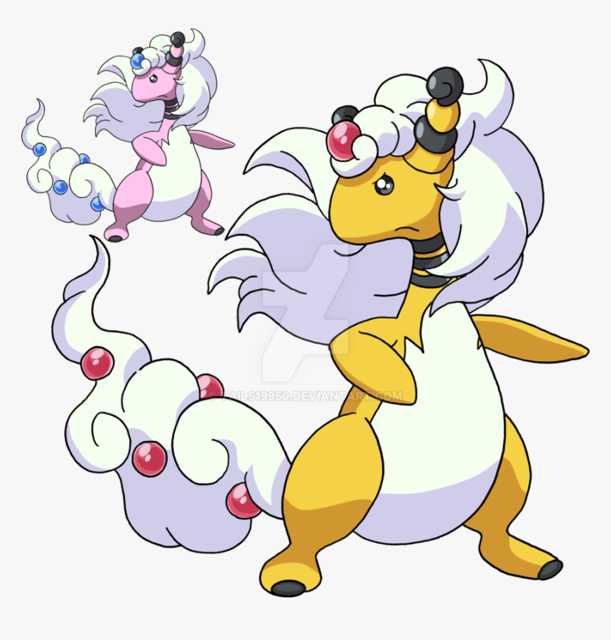 Pokemon Ampharos Mega Evolution, HD Png Download, Free Download