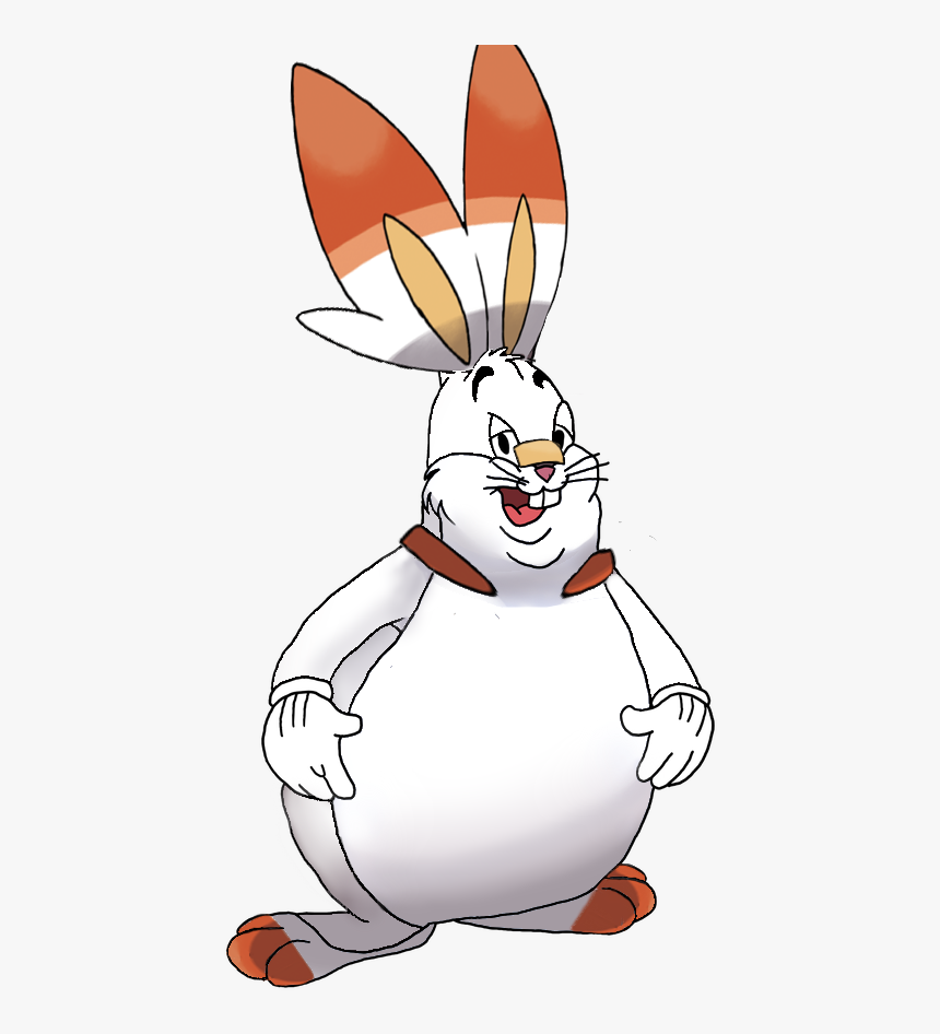Domestic Rabbit Cartoon Rabbit Domestic Rabbit Rabbits - Pokemon Sword And Shield Rabbit, HD Png Download, Free Download