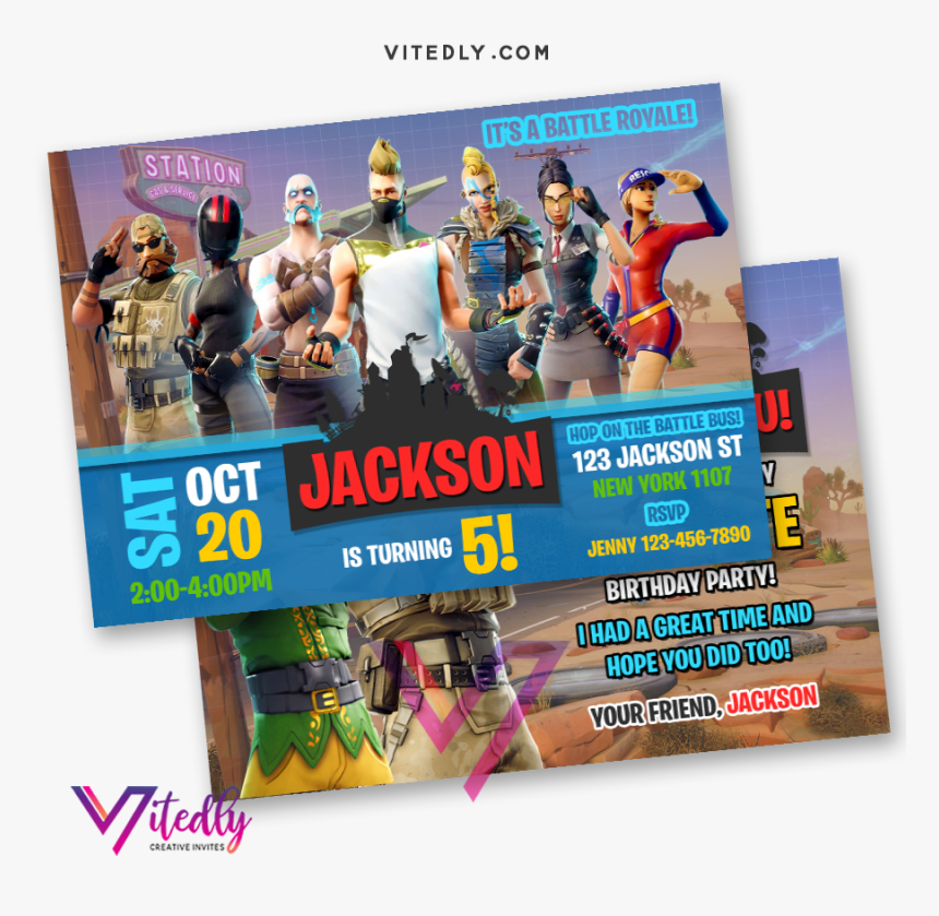 Fortnite Invitation, HD Png Download, Free Download