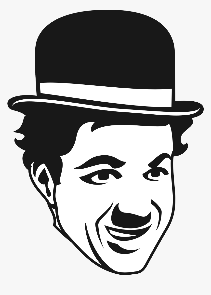 Charlie Chaplin Png - Cartoon Charlie Chaplin Drawing, Transparent Png, Free Download