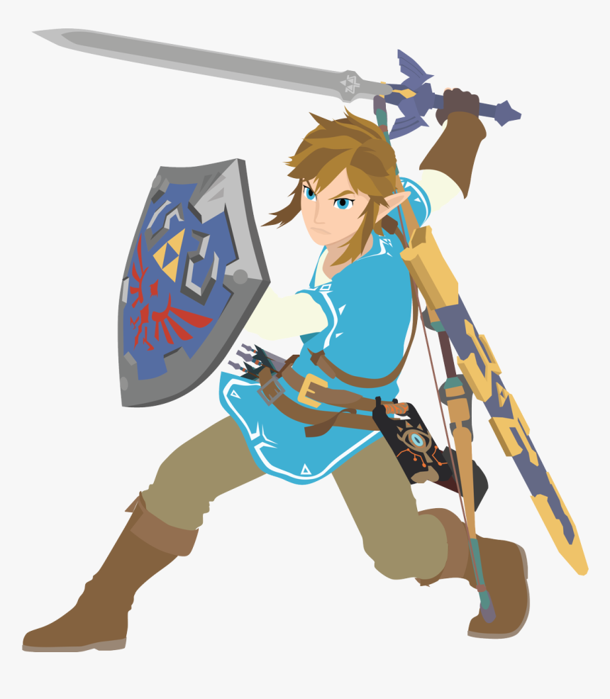 Link The Legend Of Zelda Vector, HD Png Download, Free Download
