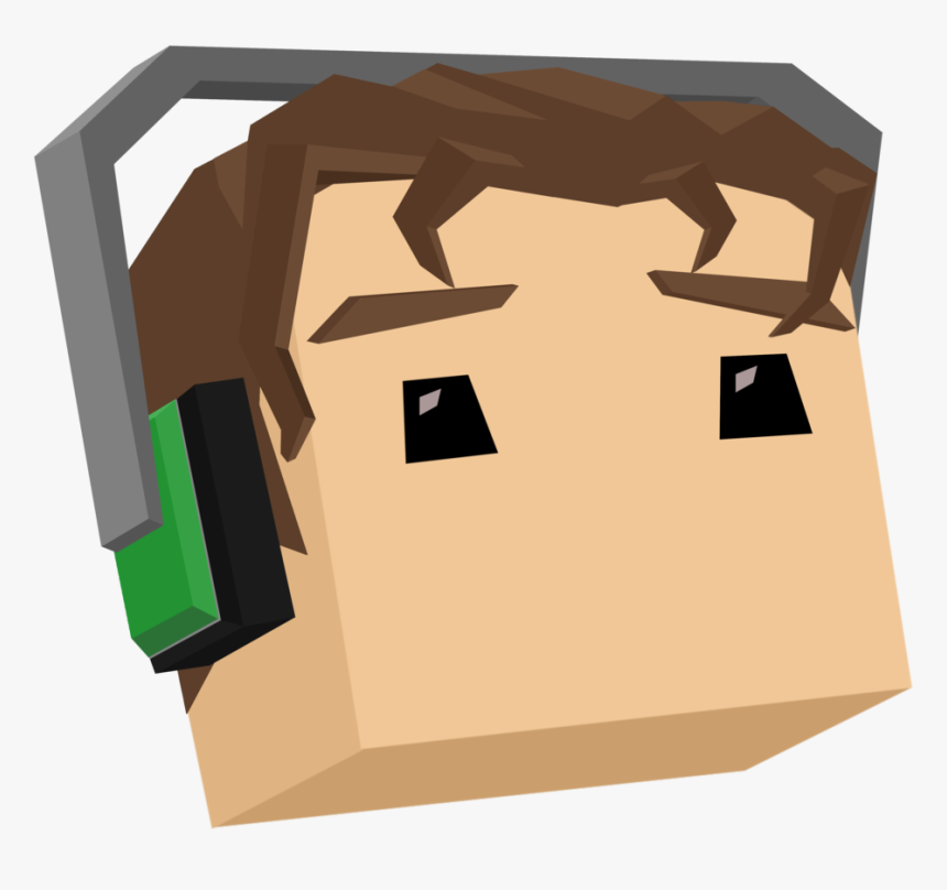 Cube Head Ric Headphones, HD Png Download, Free Download